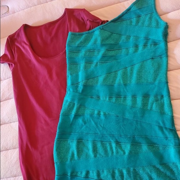 ♥️Ruby Red Mini Dress ♥️ - Picture 2 of 2